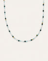 Langer Halsreif Altea Ice Edelstahl mit 18kt Goldbeschichtung