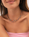 Collana Mawi Colors Acciaio Placcato Oro