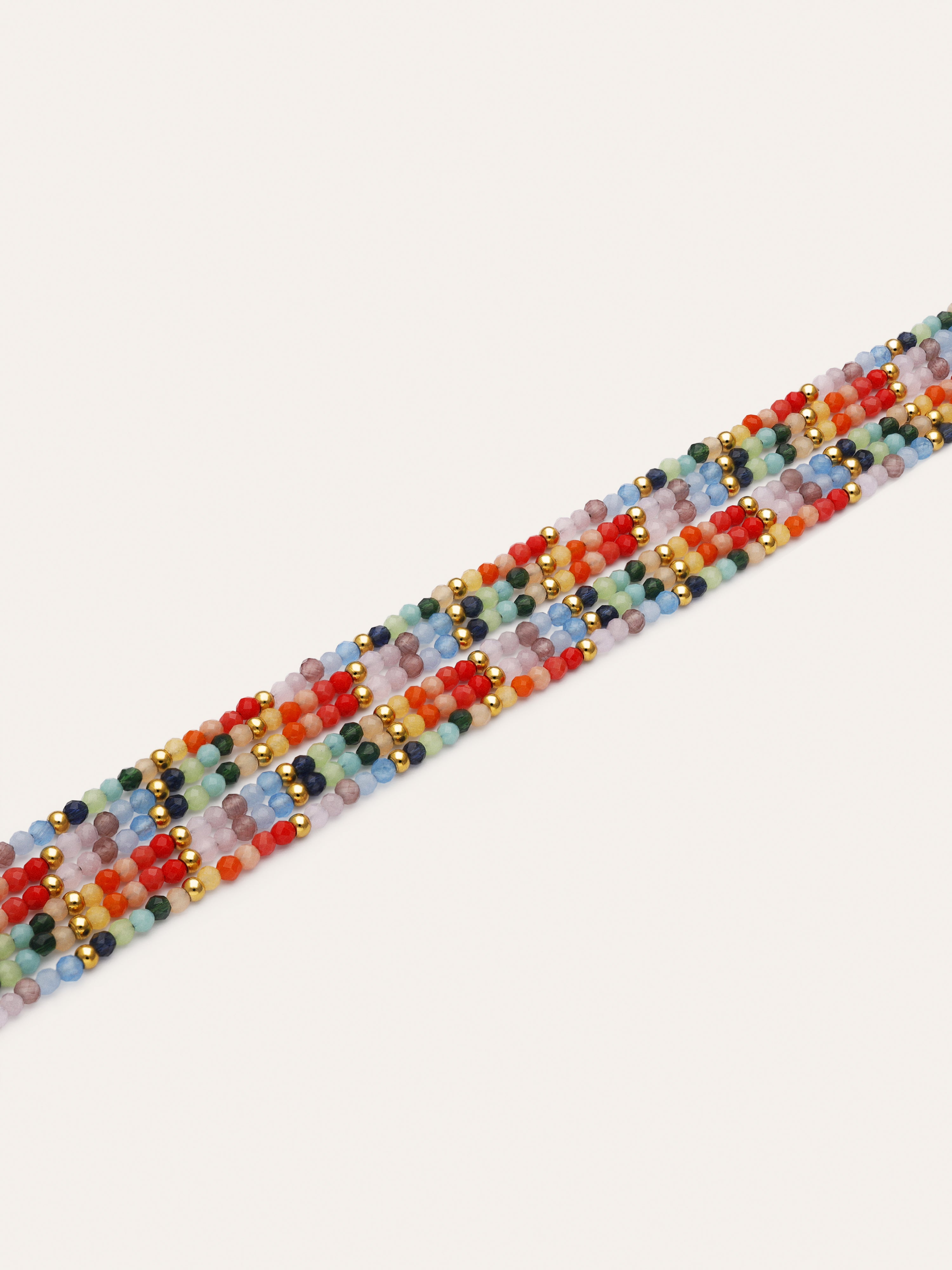 Collana Mawi Colors Acciaio Placcato Oro