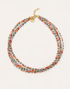 Collana Mawi Colors Acciaio Placcato Oro