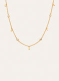 Collier Mini Spark Drop plaqué or