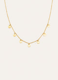 Mini Moons Kette, Edelstahl vergoldet