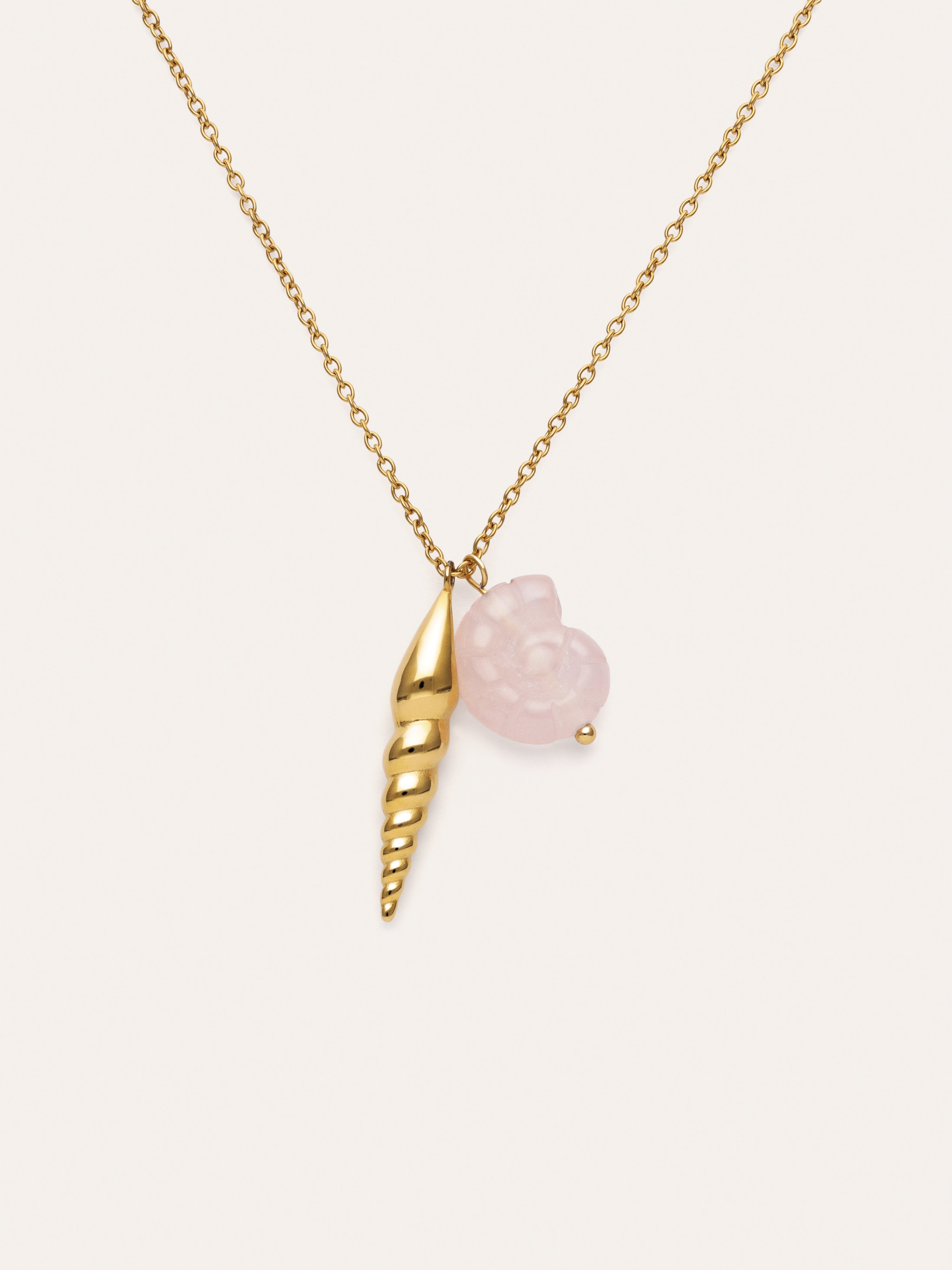 Collier Moana Acier Plaqué Or