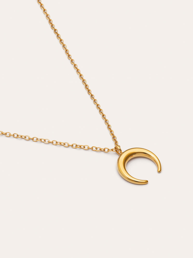Colar Moonset Aço Banhado a Ouro