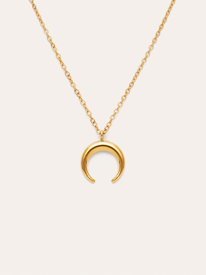 Colar Moonset Aço Banhado a Ouro
