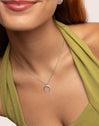 Colar Moonset Aço - puesto en modelo