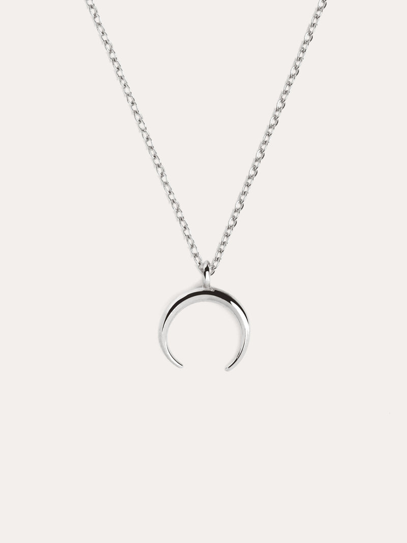 Moonset Halskette Silber