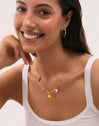 Collier Multicharm Apéritif Marin Acier Plaqué Or