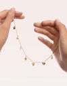 Collar Multicharms Fairy Tale Baño Oro
