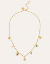 Collar Multicharms Seaside Baño Oro