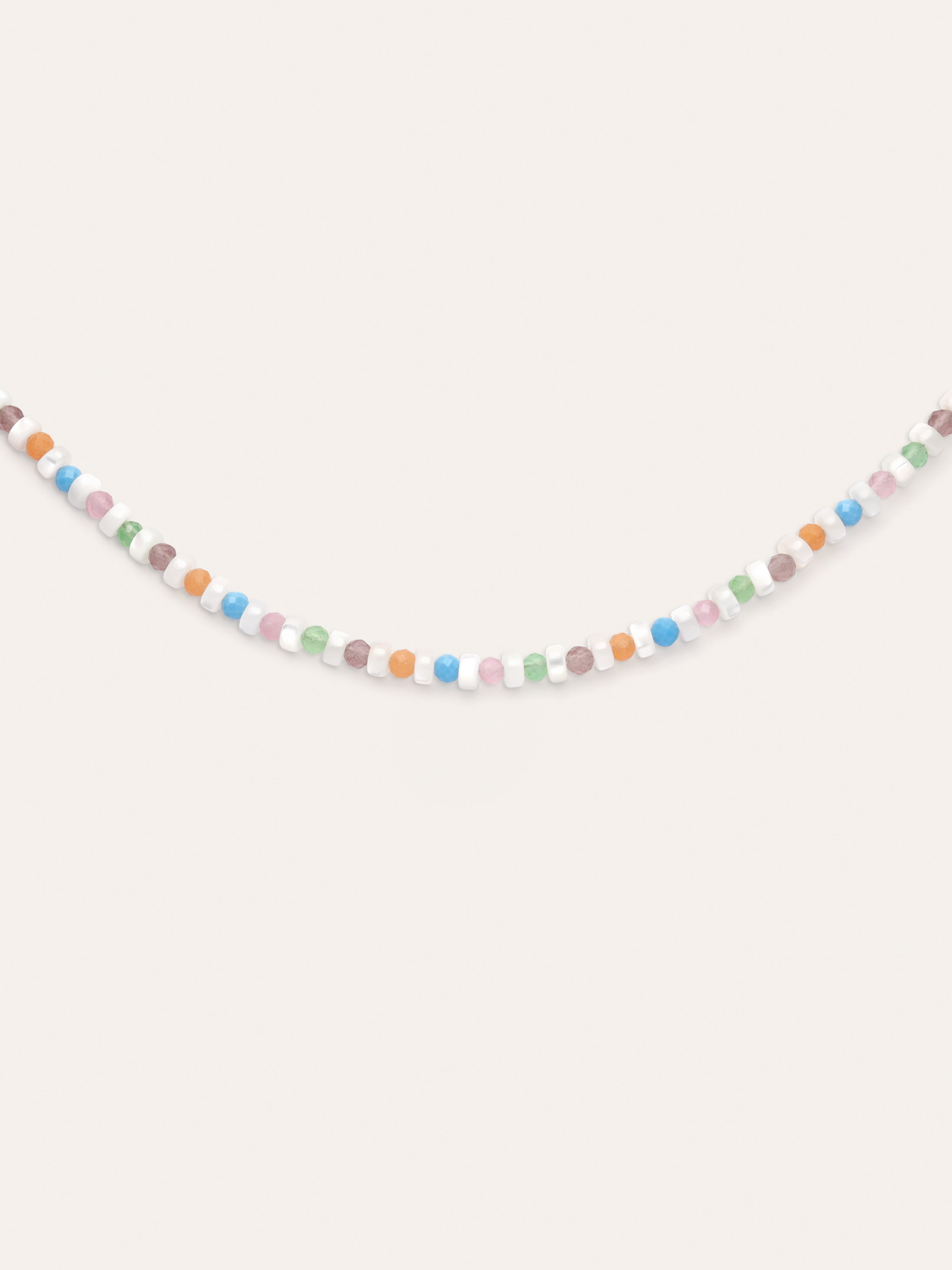 Halskette Nacary Colors Stahl mit 18kt Goldbeschichtung