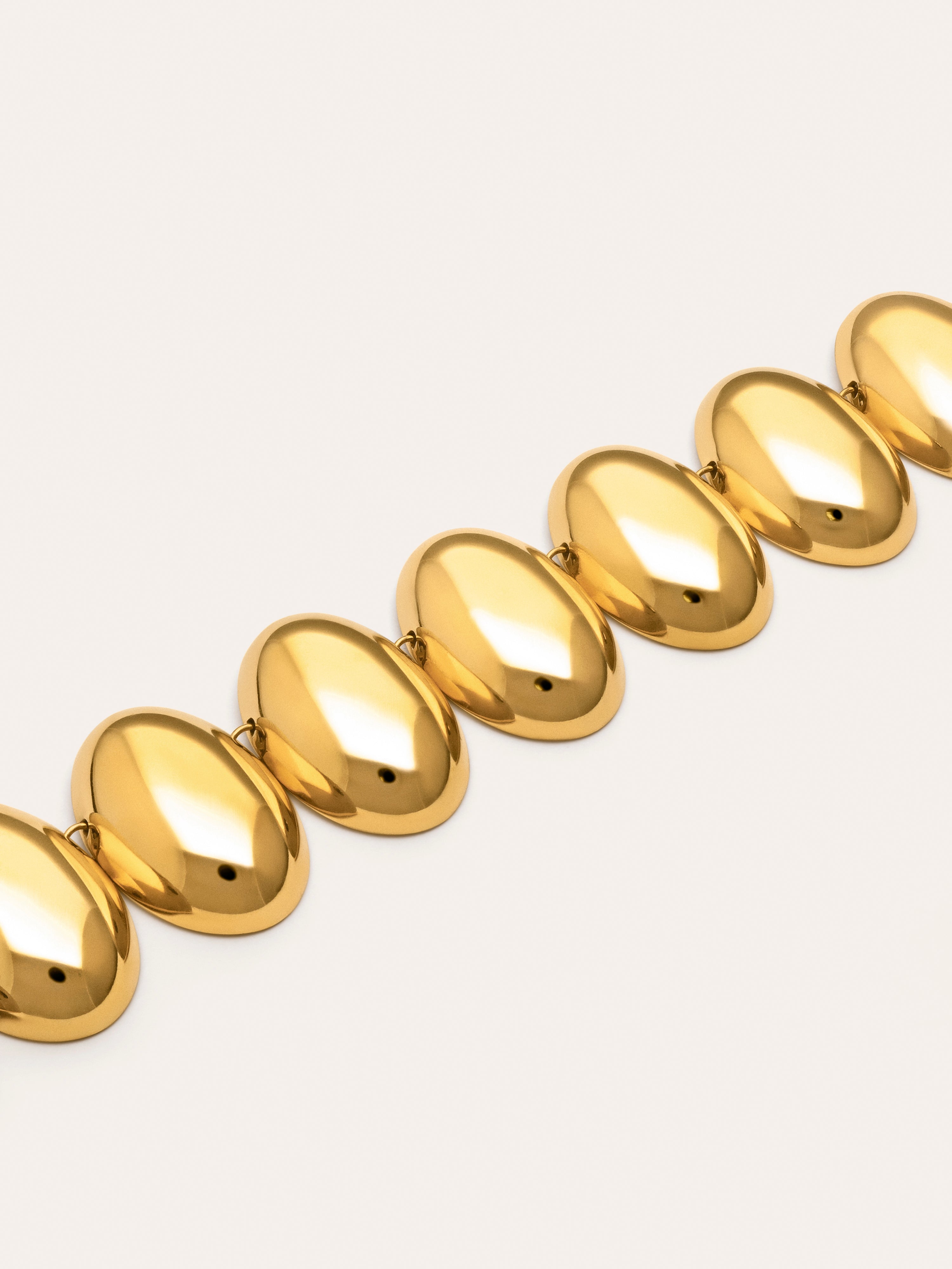 Collier Oceya Acier Plaqué Or