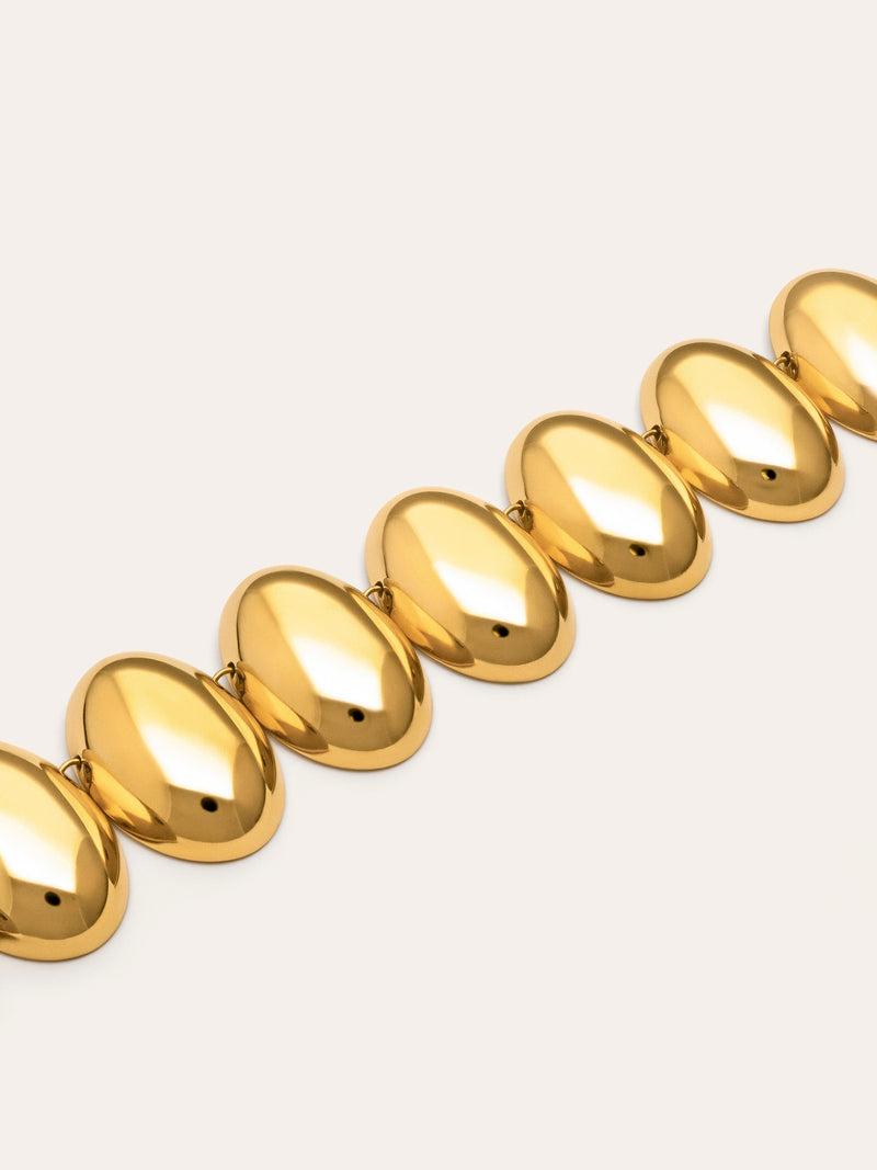 Bracelet Oceya Acier Plaqué Or