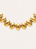 Collier Oceya Acier Plaqué Or