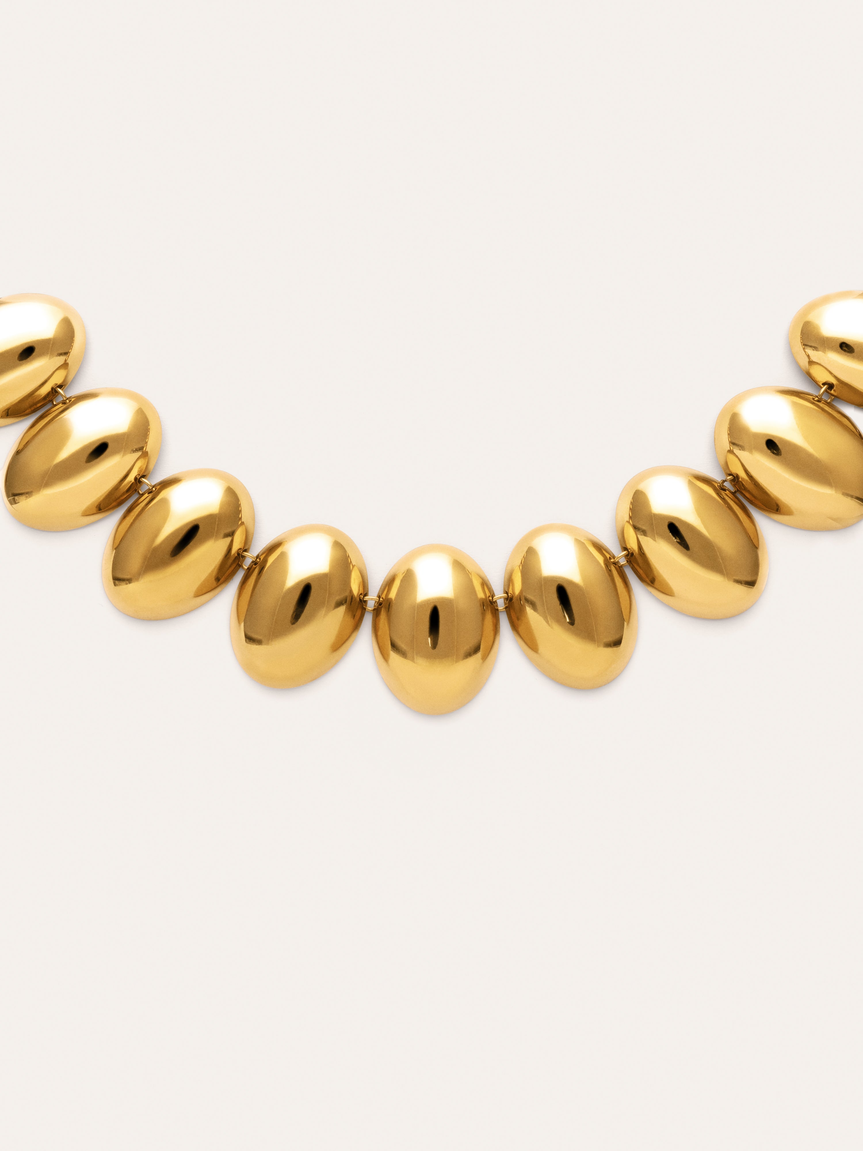 Collier Oceya Acier Plaqué Or