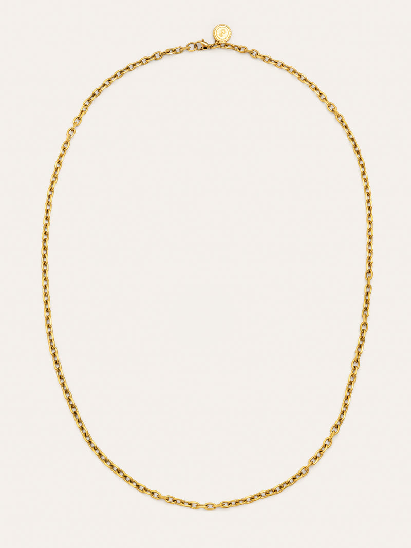 Orla Rope Stainless Steel Gold Necklace 