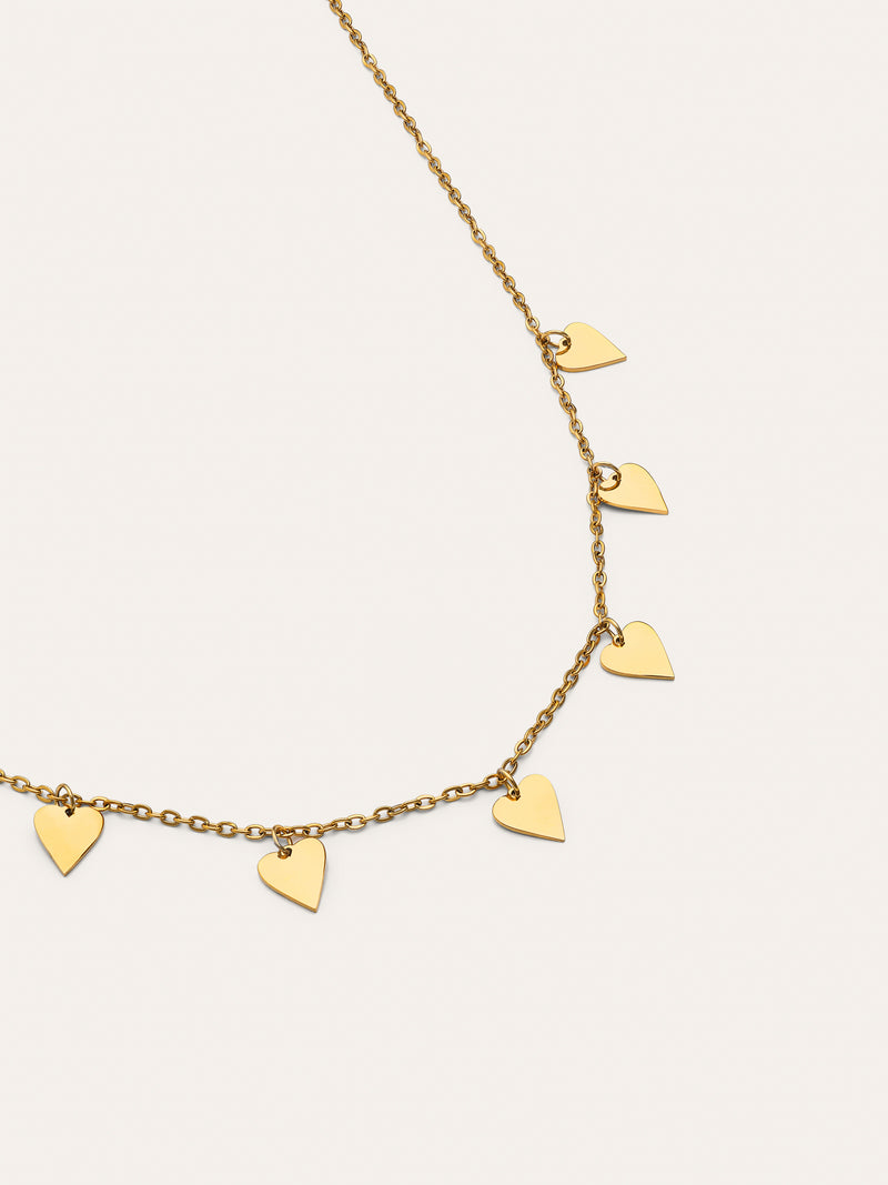 Collier Passion Acier Plaqué Or