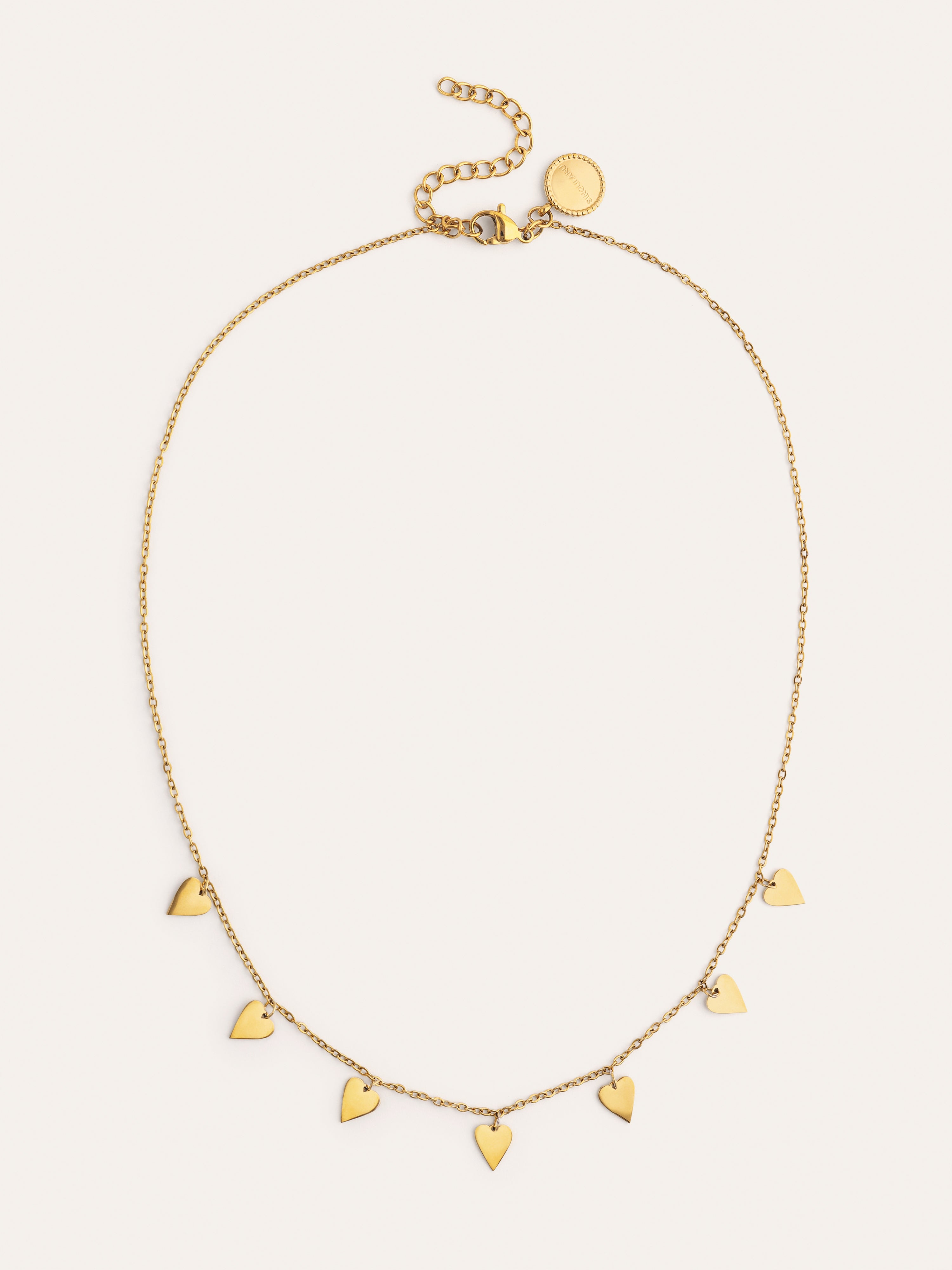Collier Passion Acier Plaqué Or