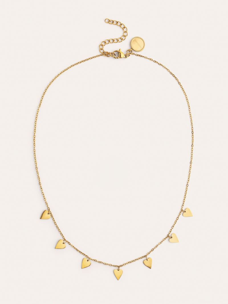 Collier Passion Acier Plaqué Or