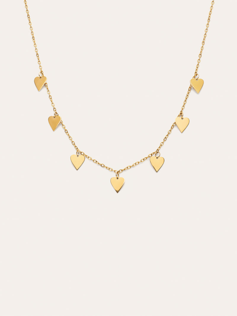 Collier Passion Acier Plaqué Or