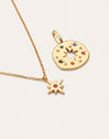 Geschenk-Set Halskette & Charm Para Ti Mamá vergoldet
