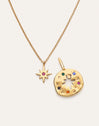 Geschenk-Set Halskette & Charm Para Ti Mamá vergoldet