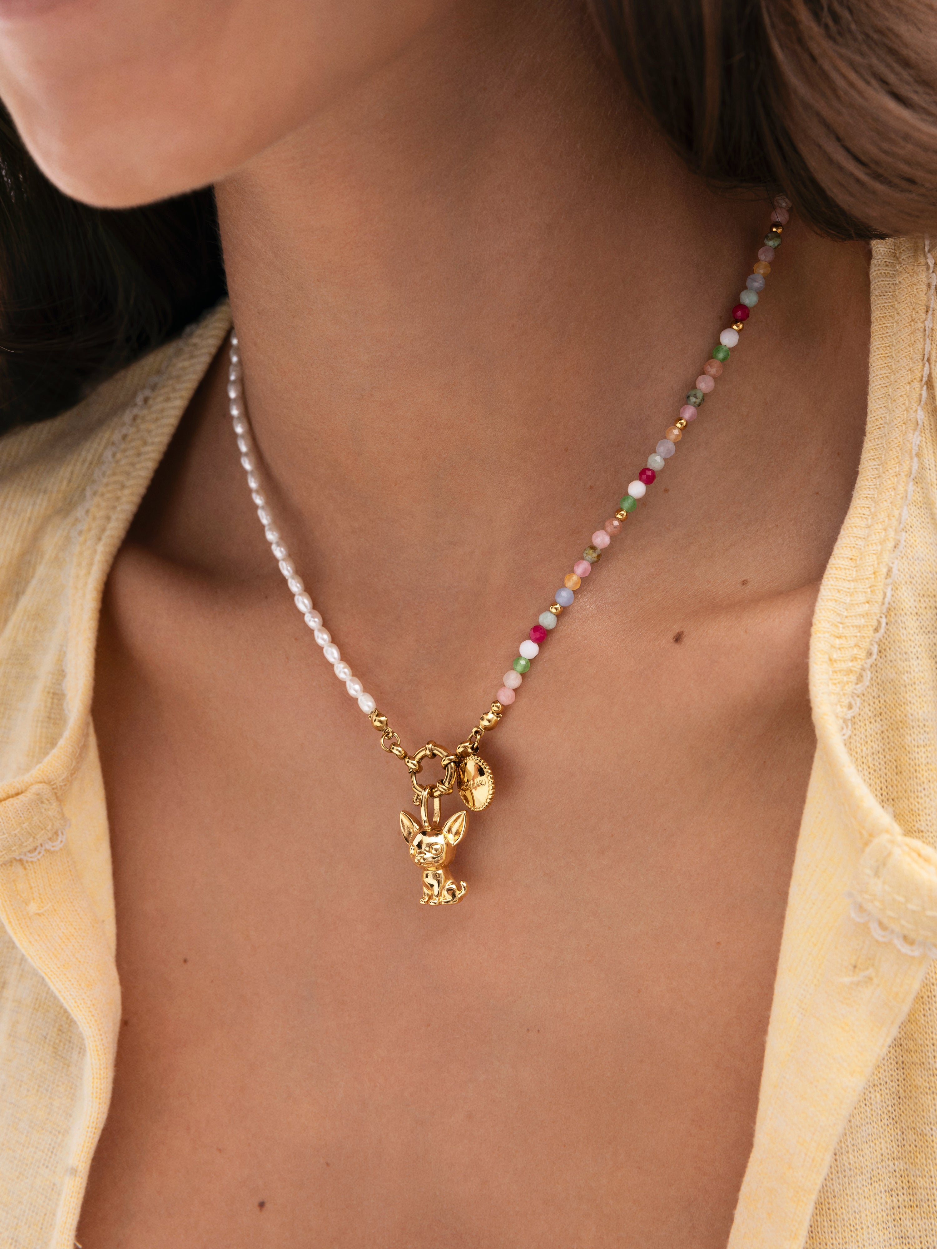 Collana Pompeya Altea Acciaio Placcato Oro