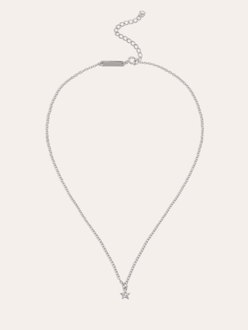Collier Polaris Star Argent