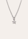 Collier Polaris Star Argent