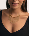 Regina Stainless Steel Gold Necklace