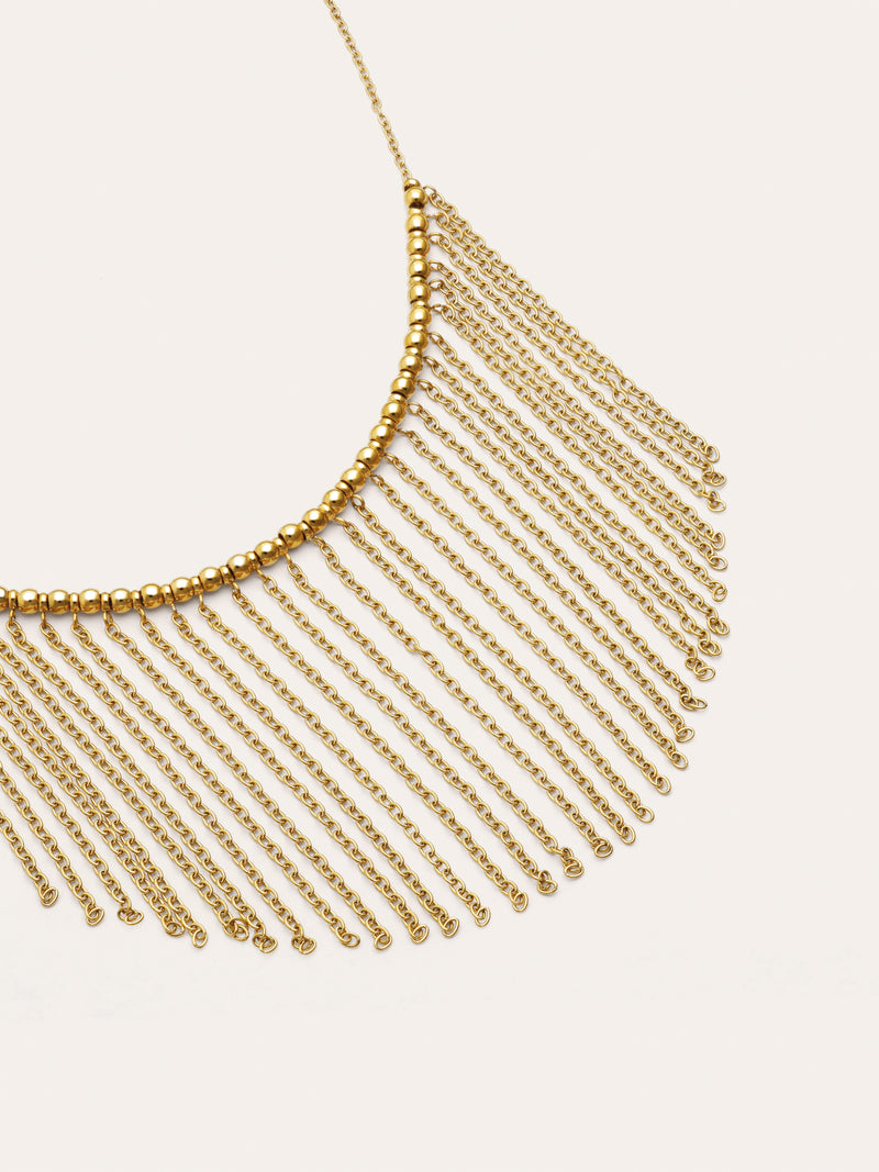 Halskette Regina Edelstahl mit Goldbeschichtung