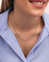 Collar Serpentine Acero