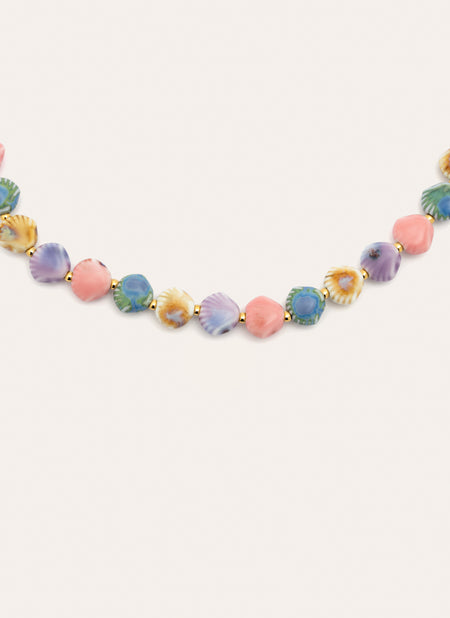 Collar Seaside Acero Baño Oro