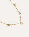 Halskette Shamira Dots aus Stahl mit 18kt Goldbeschichtung