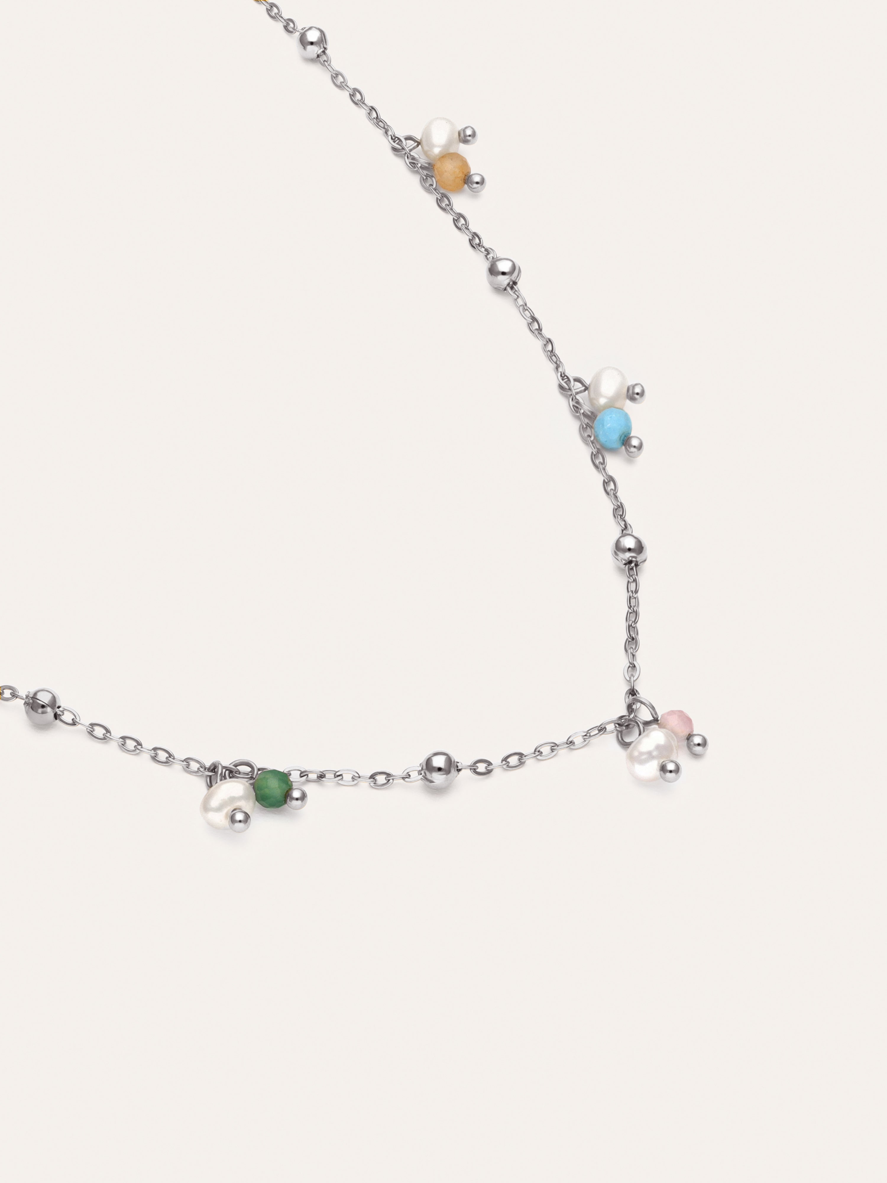 Halskette Shamira Dots aus Stahl