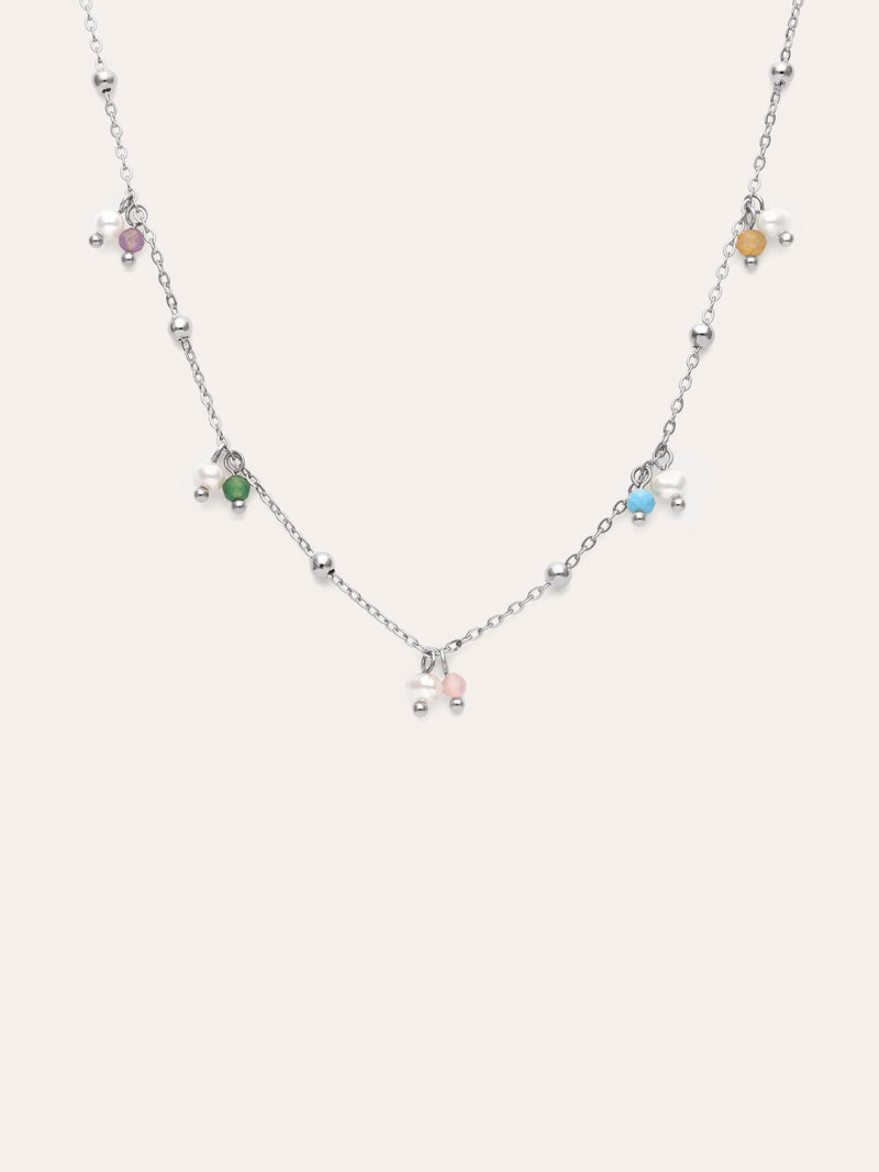 Halskette Shamira Dots aus Stahl