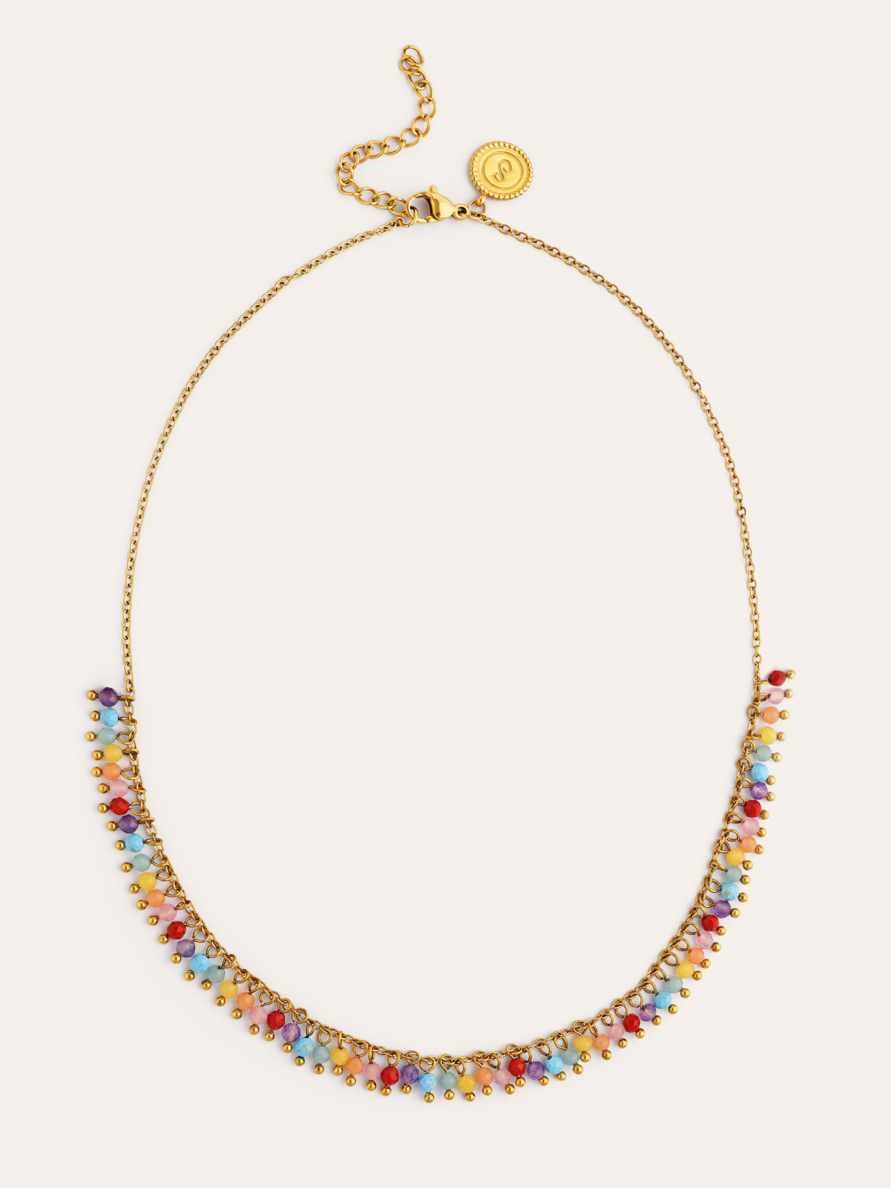 Collier Shamira Full Stones Acier Plaqué Or