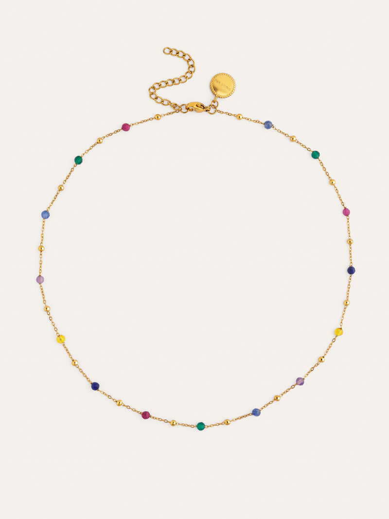 Sophie Colors Steel Necklace Gold Plated