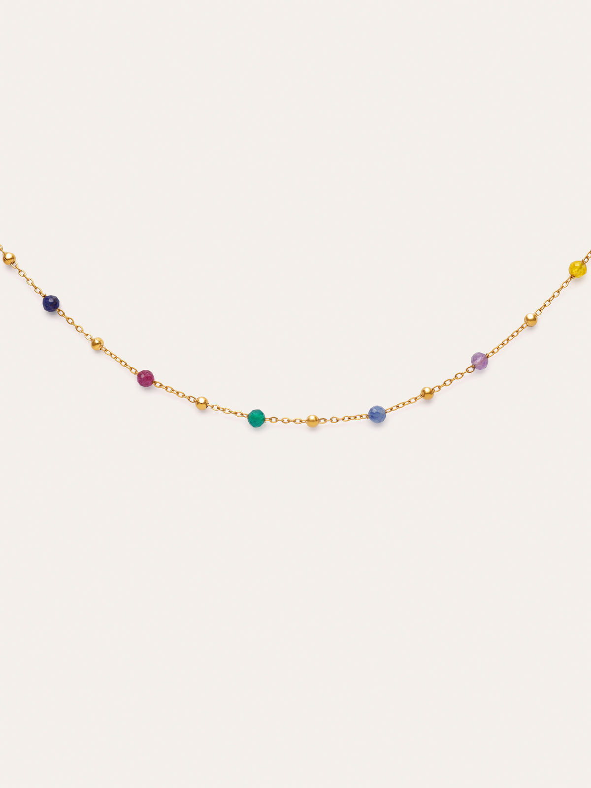 Sophie Colors Steel Necklace Gold Plated