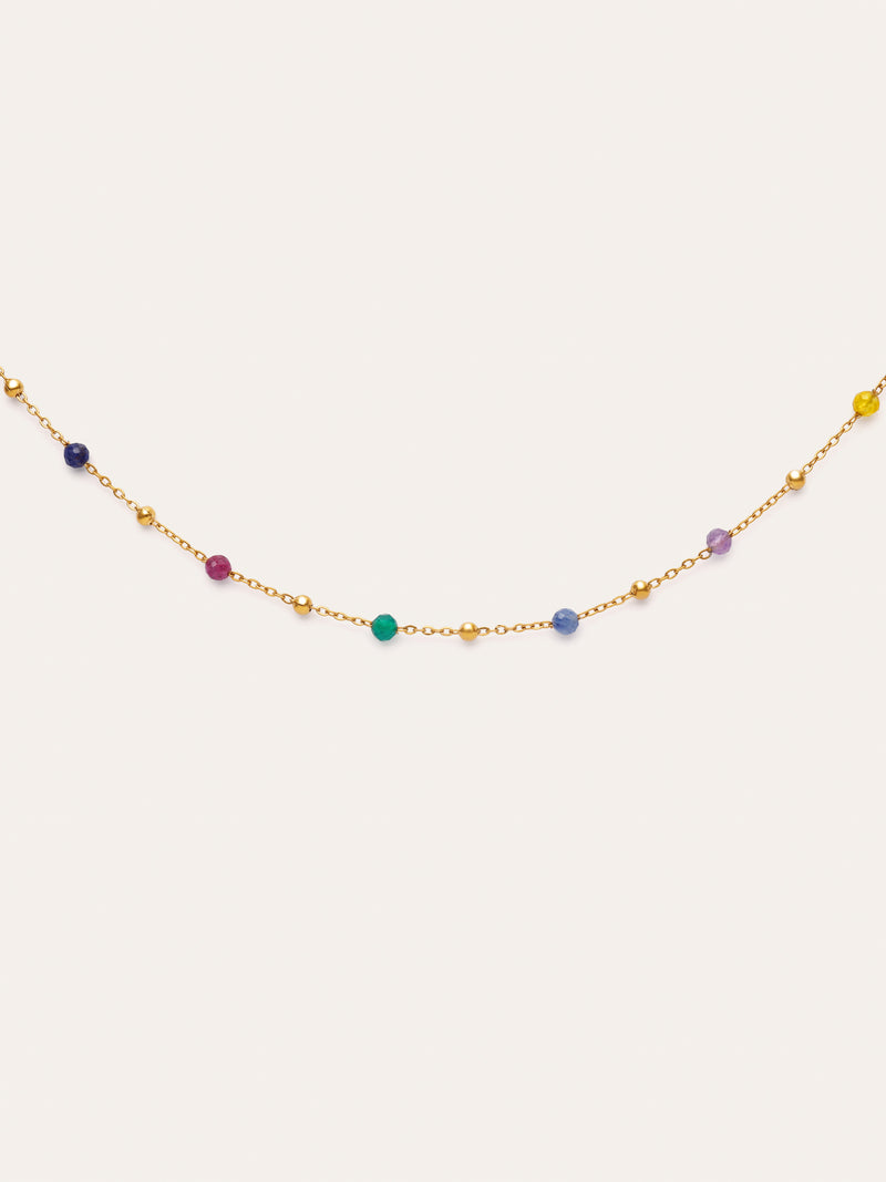Sophie Colors Steel Necklace Gold Plated