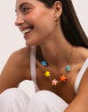 Starfish Chic Color Necklace Steel Gold Plated
