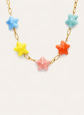 Halskette Starfish Chic Color Edelstahl mit Goldbeschichtung