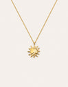 Collar Sun Light Acero Baño Oro