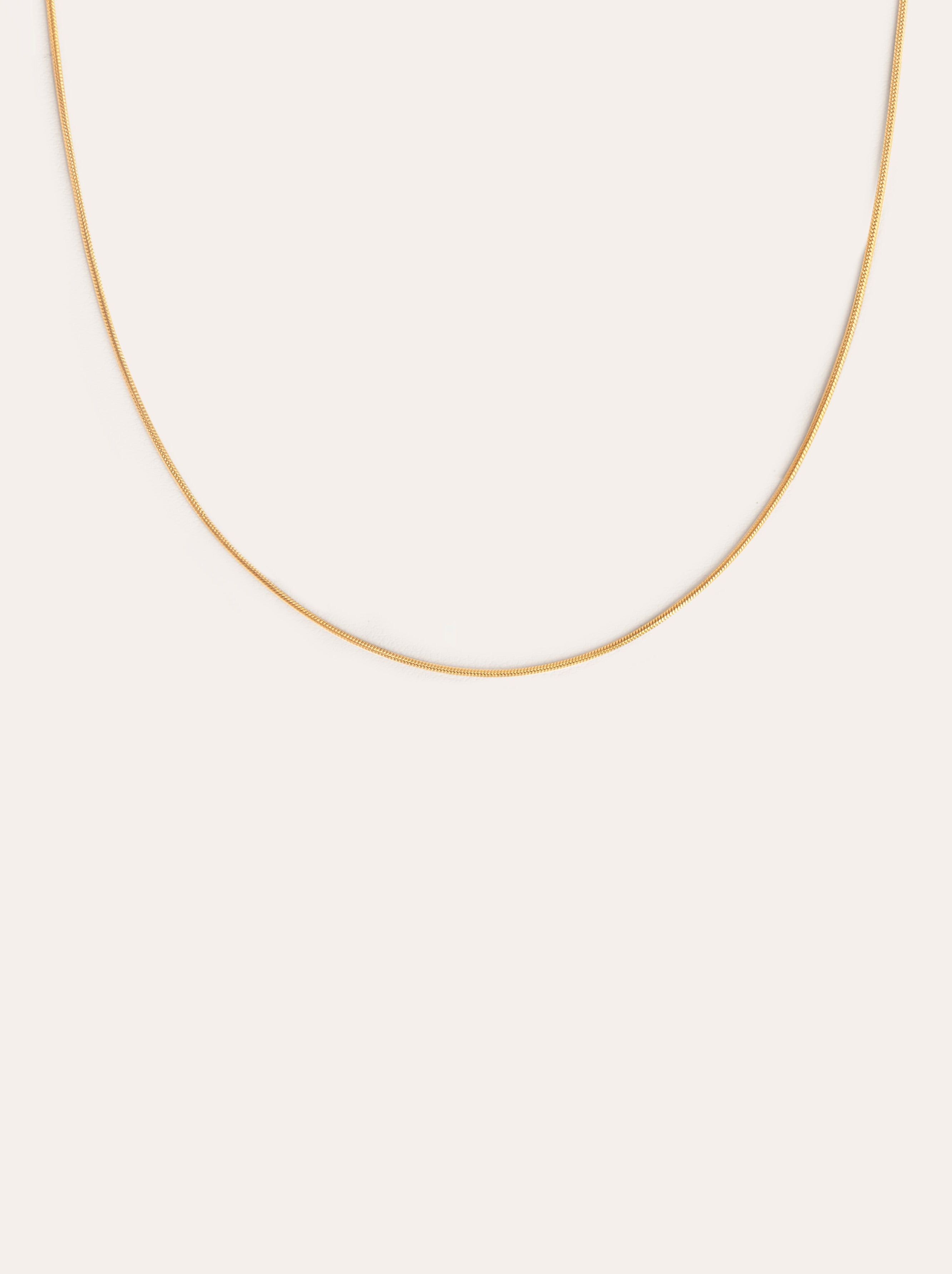 Tail Gold Necklace
