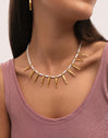 Halskette Costa Edelstahl mit 18kt Goldbeschichtung