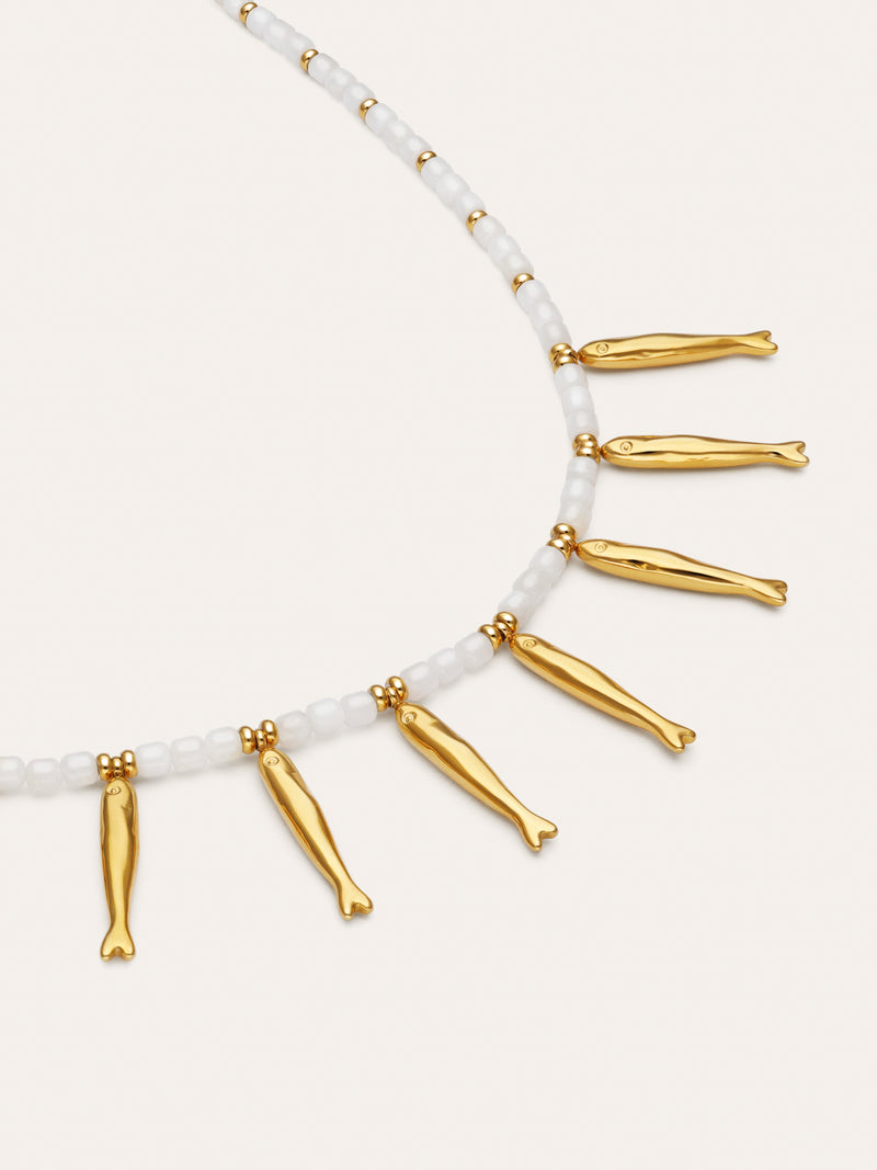 Halskette Costa Edelstahl mit 18kt Goldbeschichtung