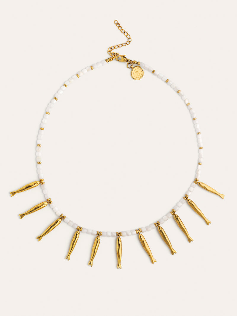 Halskette Costa Edelstahl mit 18kt Goldbeschichtung