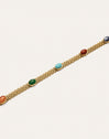 Tape Stones Choker Edelstahl vergoldet