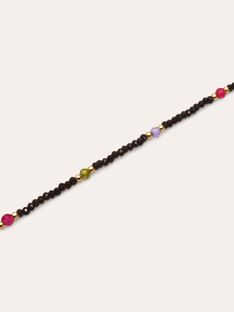 Winter Glam Armband Stahl, vergoldet