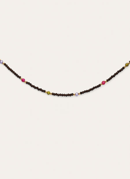 Winter Glam Stainless Steel Gold Necklace
